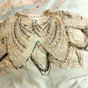TuTu Du Monde OS Beautiful beaded cape.